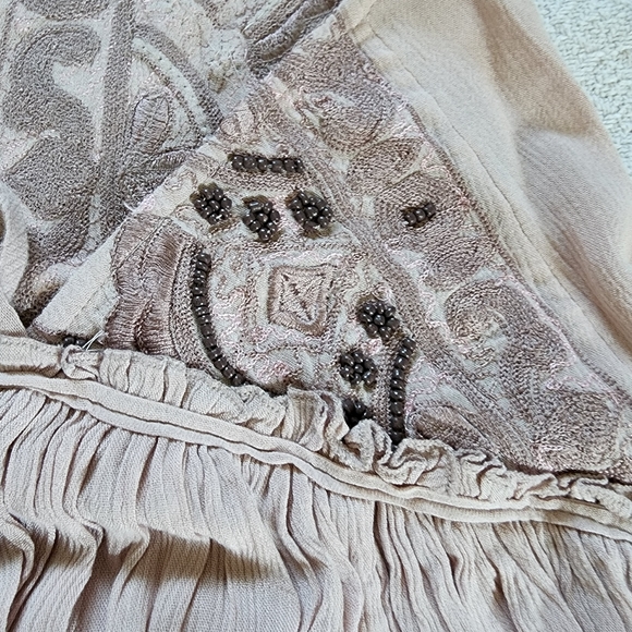 Rare Free People Embroidered/Beaded Dress - Picture 10 of 12